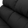 Thiene 3 Seater Leather Sofa in Licorice Colour