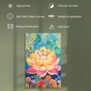 Modern Abstract Lotus Flower Canvas Wall Art 22 x 34 Inch