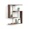 BLUEWUD Easton Engineered Wood Wall Shelf, Display Rack, 3 Shelves (Wenge & White)…