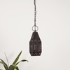 Trawbusav Classic Black Mini Lantern Hanging Lamp