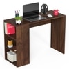 Bluewud Radisso Mini Engineered Wood Studytable In Brown Maple Finish