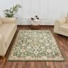 Multicolor Traditional Machine Made Polyester 5 X 7 Feet Carpet