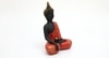 Laddu Polyresin Figurine in Red Colour