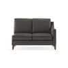 Abbey Sectional Sofa (Colour : Steel, Cushion : Hard, Seater : Left Aligned 2 Seater + Left Aligned Chaise)