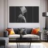 The Castle Decor Abstract Art Wall Painting Wooden Framed Digital Painting 27x48 Inch (Style 29)