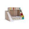 Sleep Nâ€™ Slide Bunk Bed with Slide and Storage in Oak Colour BKBB028