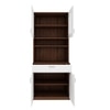 Markus Crockery Unit Walnut And Frosty White