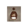 Bourbon Brown Solid Wood Single Hanging Light