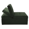 Evenie 1 Seater Pull Out Sofa cum Bed  in Olive Green Colour