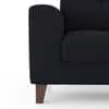 Verona Premium 3 Seater Fabric Sofa in Deep blue velvet Colour