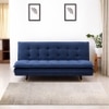 Hudson 3 Seater Sofa Cum Bed In Blue Colour