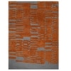 Multicolor Abstract Machine Made Polyester 6 X 9 Feet Carpet