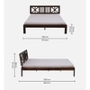 Zeevo Solid Wood Queen Bed Without Storage