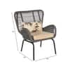 Patio Breeze Chair In Black Finish