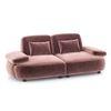 Soho 3 Seater Fabric Sofa In Blush Fabric