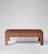 Bulbul Solid Wood Coffee Table In Dark Brown Finish