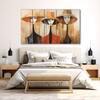 The Castle Decor Women Abstract Wall Painting Wooden Framed Digital Painting 27x48 Inch (Style 10)