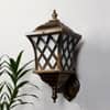 Eliante Gold Aluminium Outdoor Wall Light With E27 Holder In Gold Colour
