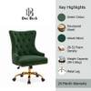 Doe Buck Swen Luxury Green Tufted Velvet Office Chair