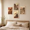 The Castle Decor Japanese Geisha Pagoda Wall Art Set of 4 11x17 Inch