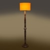 Devansh Wooden Floor Lamp