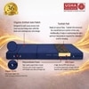 Usha Shriram Folding 1 Seater Single Foam Fold Out Sofa Cum Bed  in Dark Blue Colour