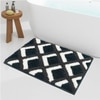 Luxe Home Macau Square Bath Mat (40x60 cm)- Green