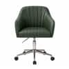 Doe Buck Colm Modern Green Leatherette Office Chair
