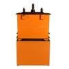 D'Dass Multi Color Mdf and Sheesham Wooden Temple With Cabinet For Pooja