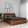 Sable Solid Wood Queen Box Storage Platform Bed In Provincial Teak Finish