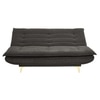 Bliss 3 Seater Sofa Cum Bed In Dark Brown Colour