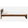 Monaco Solid Wood Single Size Non Storage Bed In Provincial Teak Finish