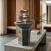 Water Fountain Regal Tiered Bowl Water Fountain in Multicolor Colour