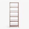 Noah Solid Wood Bookshelf in Teak Finish