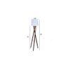 Ianthe White Cotton Shade Floor Lamp