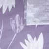 Lavender Floral Cotton 400 Tc Flat Super King Size Bedsheet With 2 Pillow Covers
