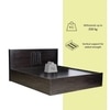 Graces Engineered Wood Queen  Size Bed With Box Storage (Walnut Finish)