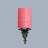 Devansh Metal Electric Wall Light in Antique Gold Colour with Pink Shade Count of 1 Light