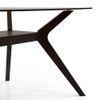 Wesley 6 Seater Dining Table In Dark Walnut Finish