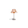 Colter Multicolour Fabric Shade Table Lamp with Steel Steel Base