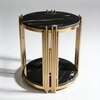 Sidekick Metal Side Table in Gold Colour