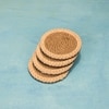 Ireka Home Jute Bloom Coaster Set – Handcrafted Jute Coasters (Set of 4)