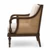 Upland Accent Sofa Chair in Walnut Finish