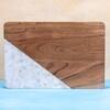 Ireka Home Stonewood Wood & Marble Chopping Board – Cutting & Serving Board