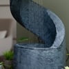 Grey Square Planter Indoor Water Fountain