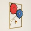 W-Pori Abstract Metal Wall Decor in Multicolor Set of 1