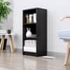 Hexa Engineered Wood Bookshelf Multipurpose Storage Rack in Flower Wenge Colour