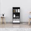 Hexa Engineered Wood Bookshelf Multipurpose Storage Rack in Slate Grey Colour