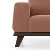 Granada Premium 2 Seater Fabric Sofa in Mocha Mouse Velvet Colour
