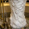 White  2Ft Lotus Buddha Water Fountain With Stand